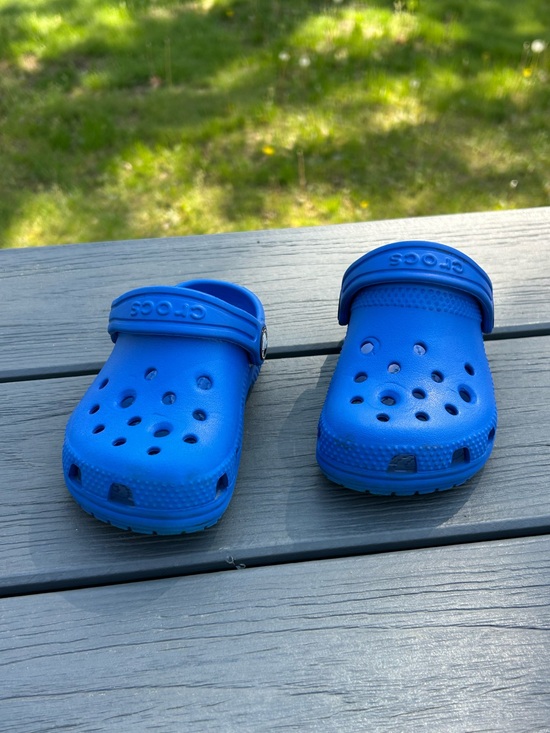 CROCS Other - Crocs Classic Clog Slip on Shoes for Kids - Blue-Size C8-